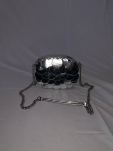 Michael Kors Small Silver Crossbody Bag
