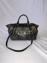 Load image into Gallery viewer, Brahmin Black &amp; Silver Simple Paisley Design Set
